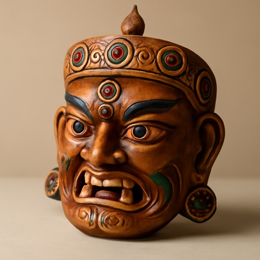 Monpa Wooden Mask